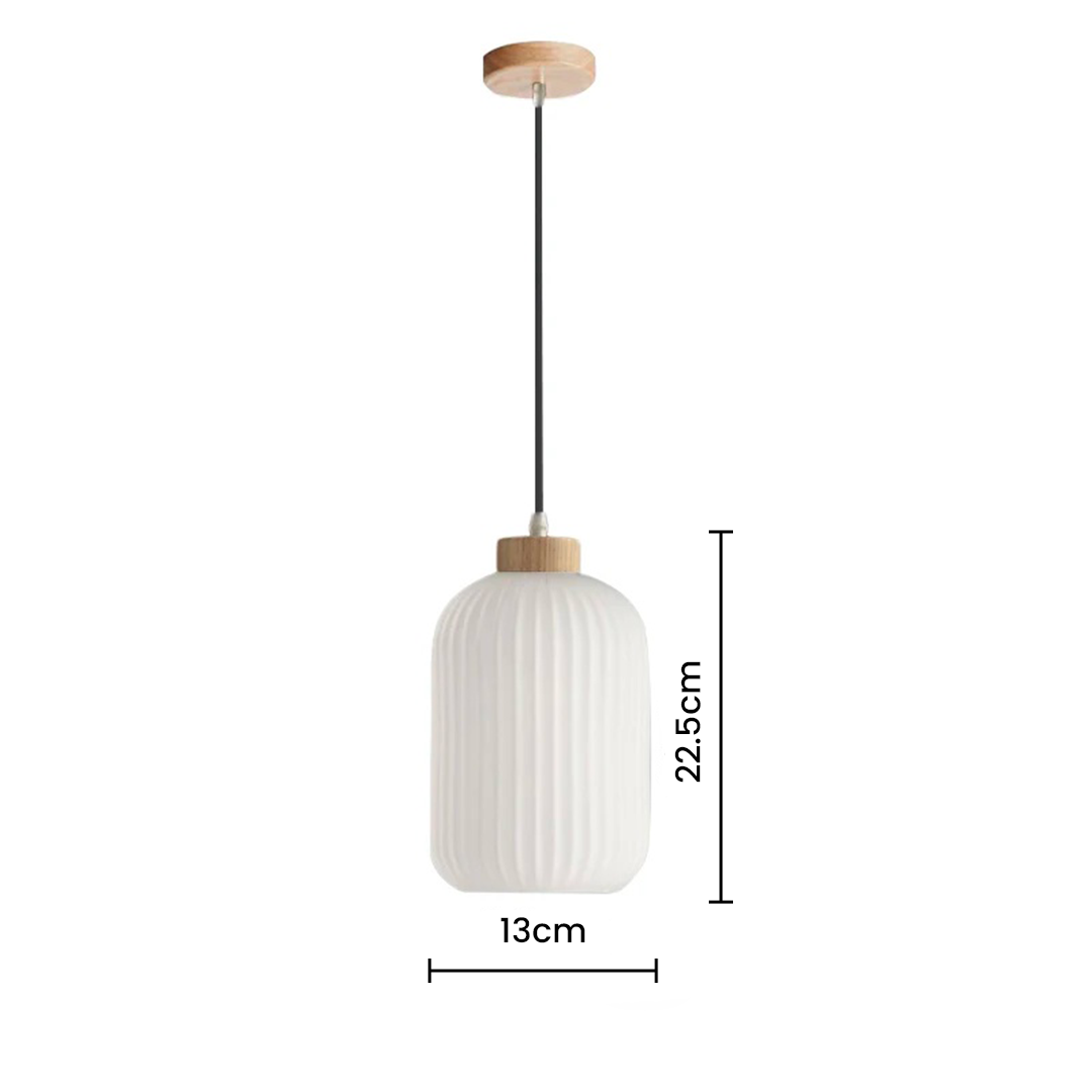 White Glass Lighting Fixture