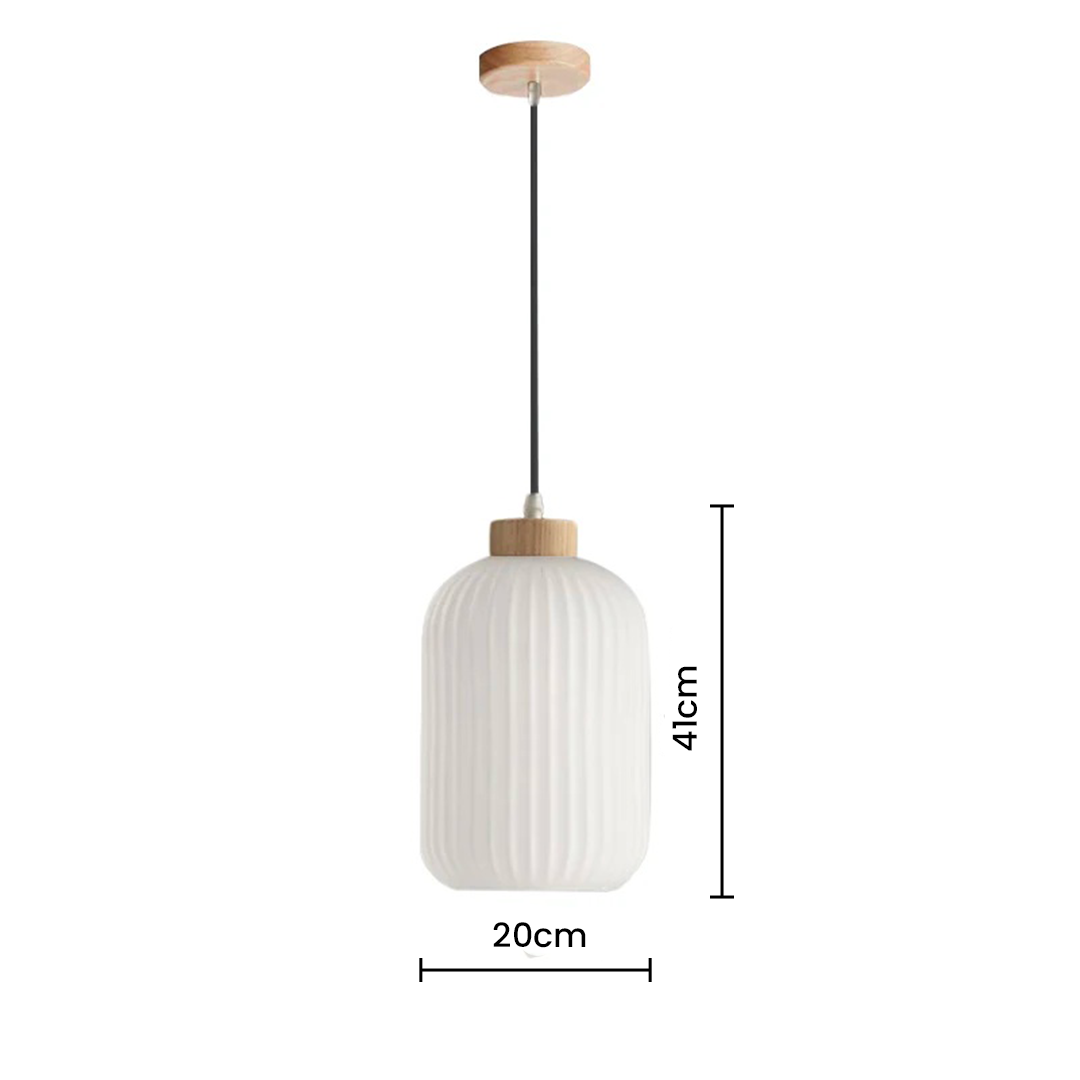 White Glass Lighting Fixture