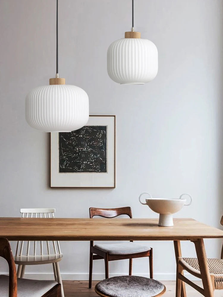 White Glass Lighting Fixture