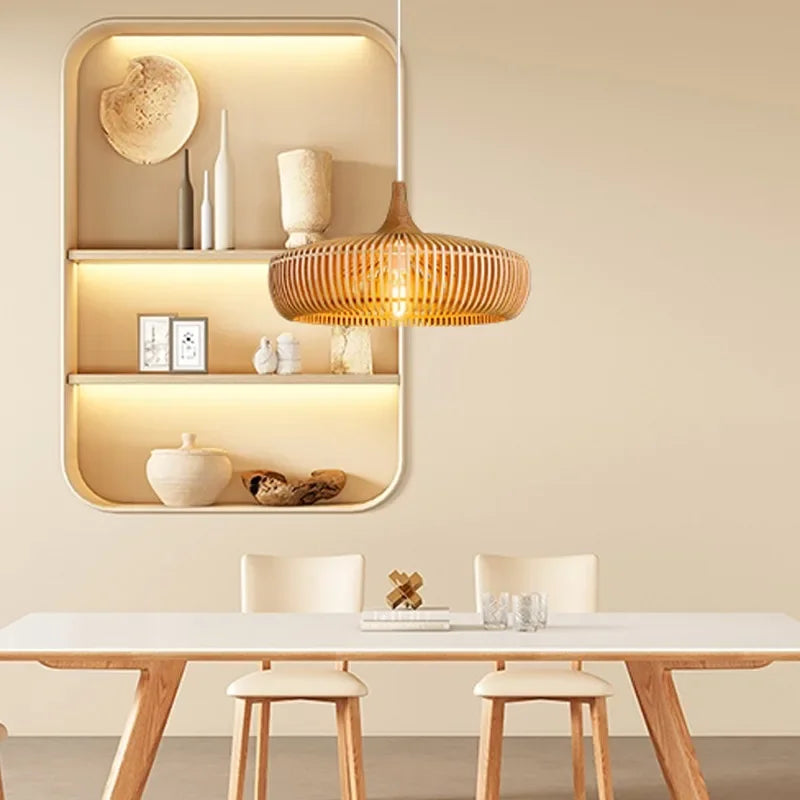 Modern Wood LED Pendant Lights