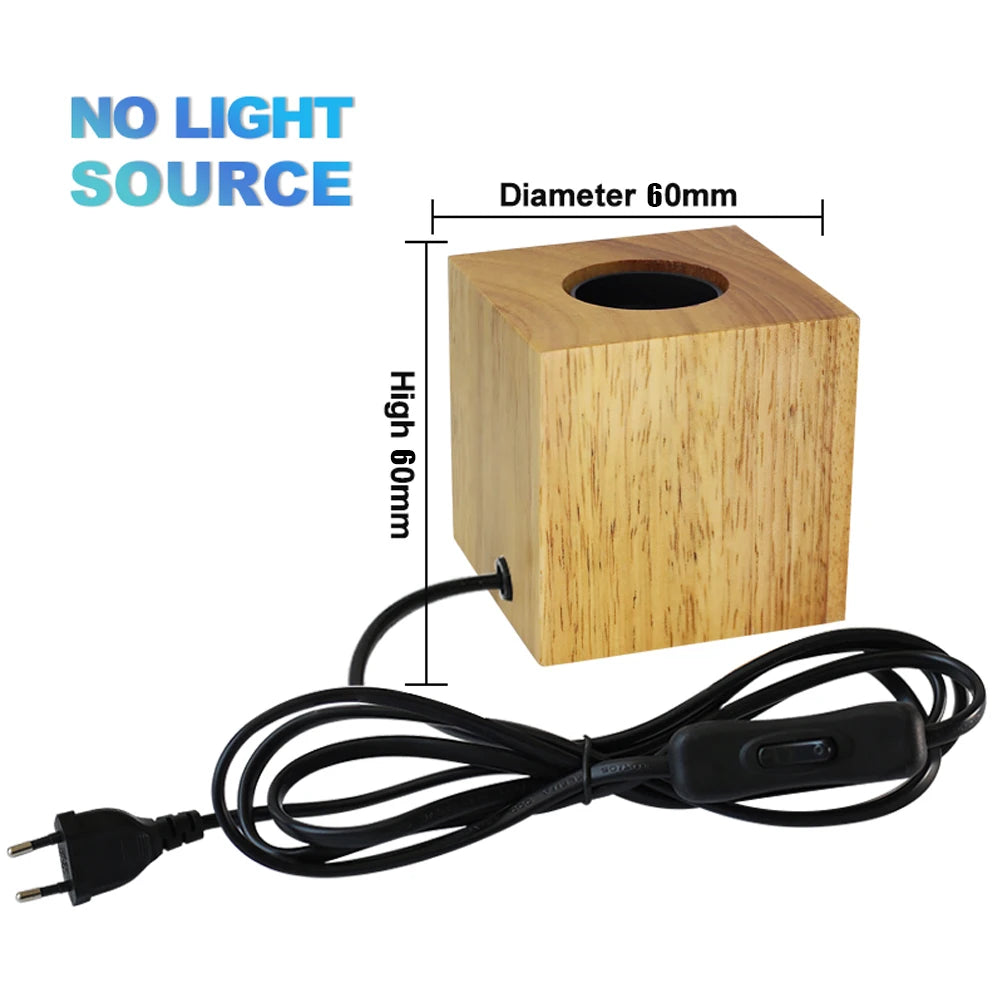 Retro Wood Decorative Table Lamp