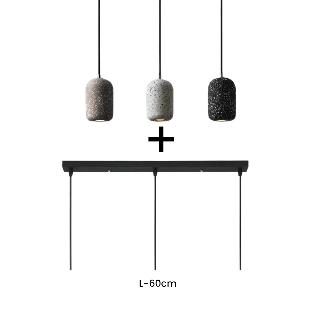 Minimalist Cement LED Creative Terrazzo Pendant Lamp