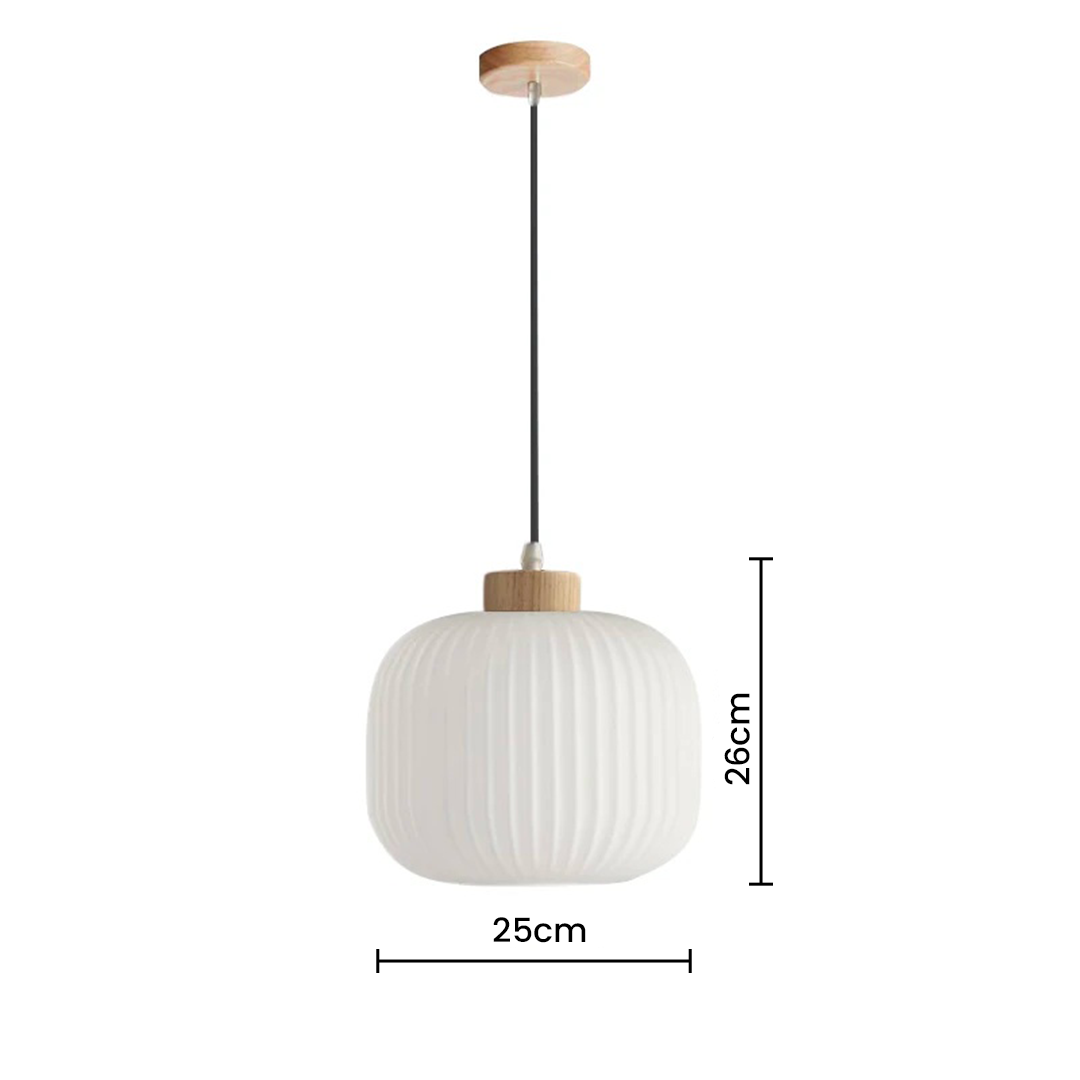 White Glass Lighting Fixture