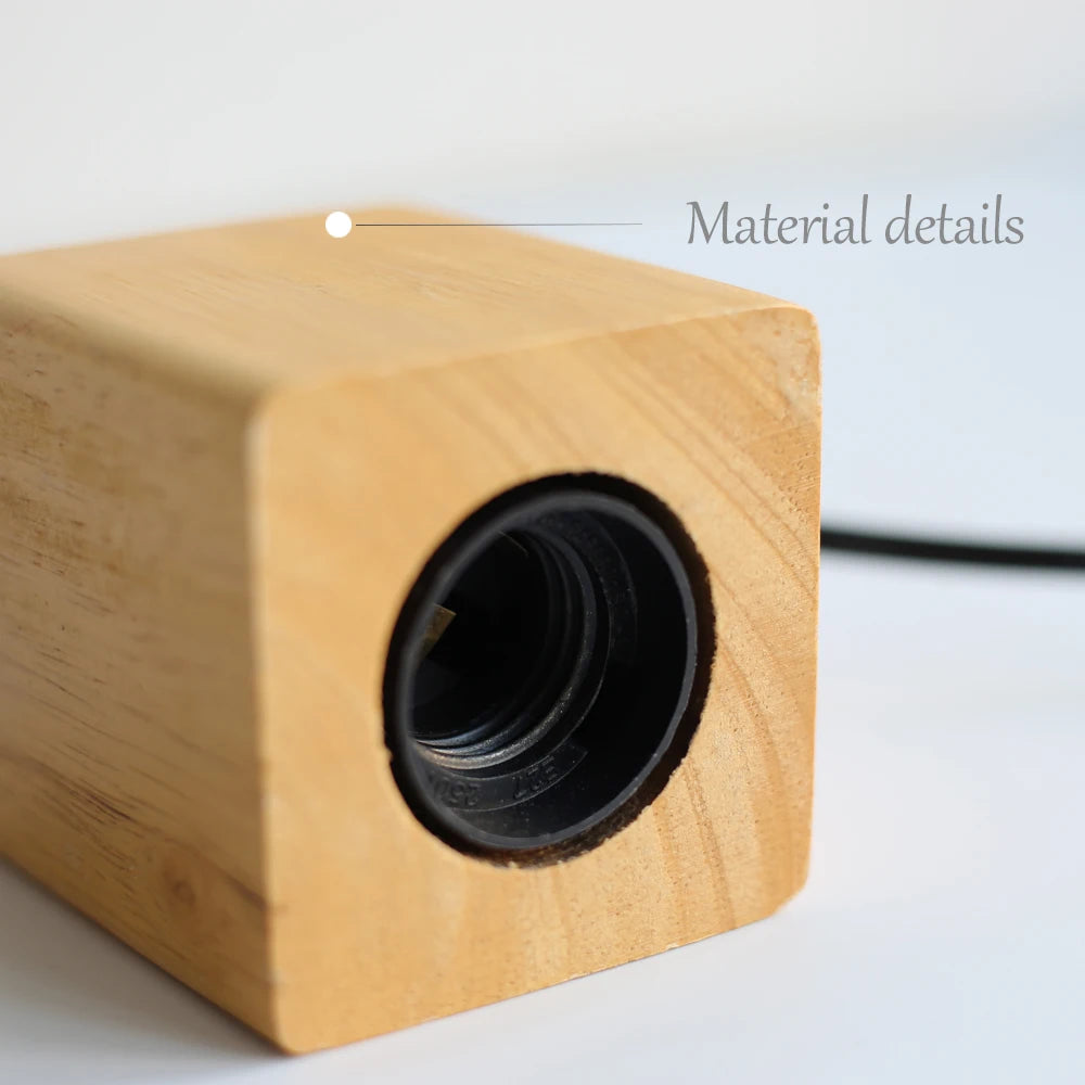 Retro Wood Decorative Table Lamp