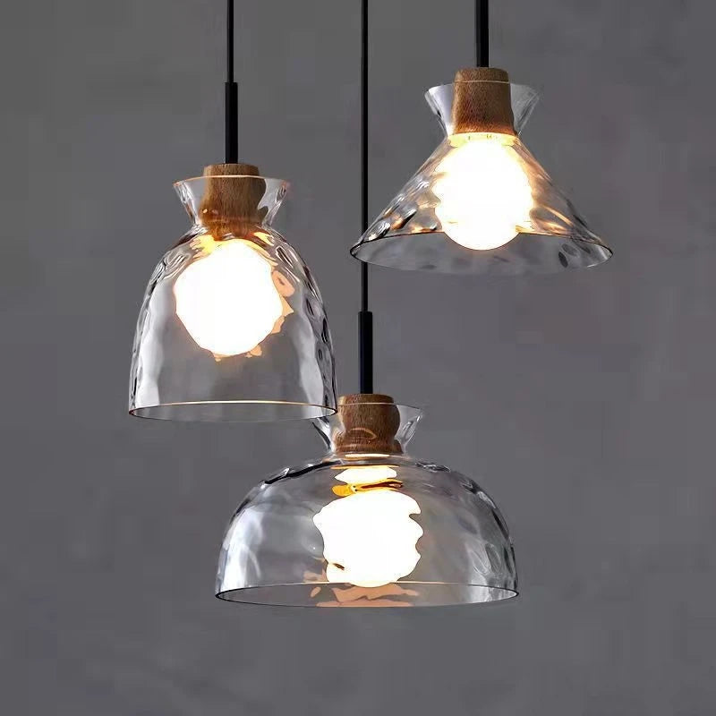 Water Grain Glass Pendant Lights