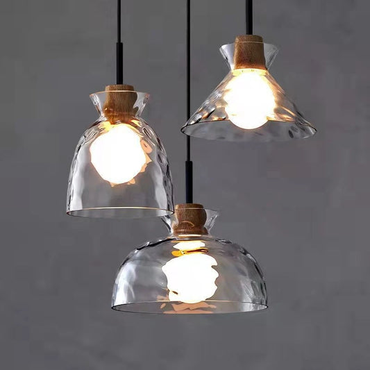 Water Grain Glass Pendant Lights