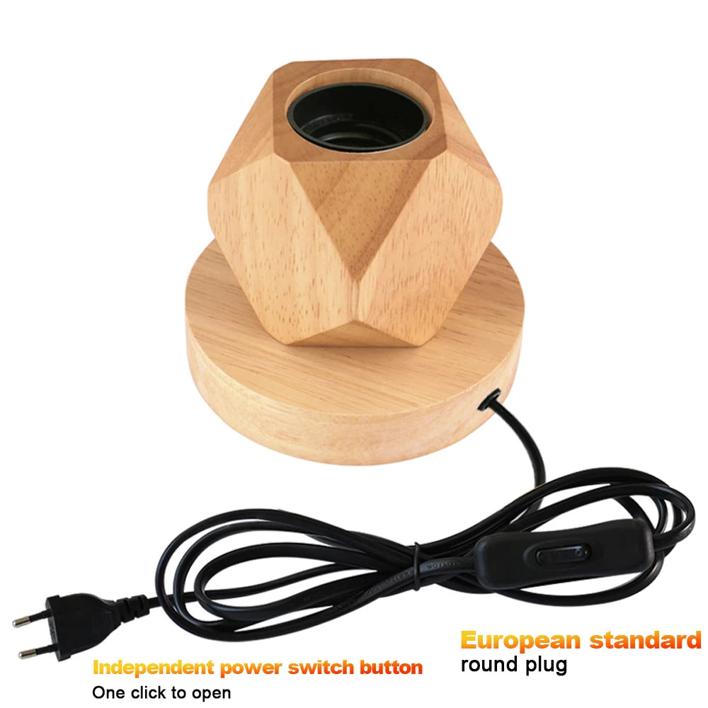 Retro Wood Decorative Table Lamp