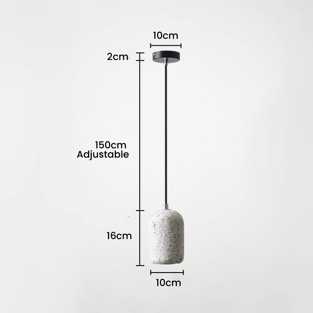 Minimalist Cement LED Creative Terrazzo Pendant Lamp