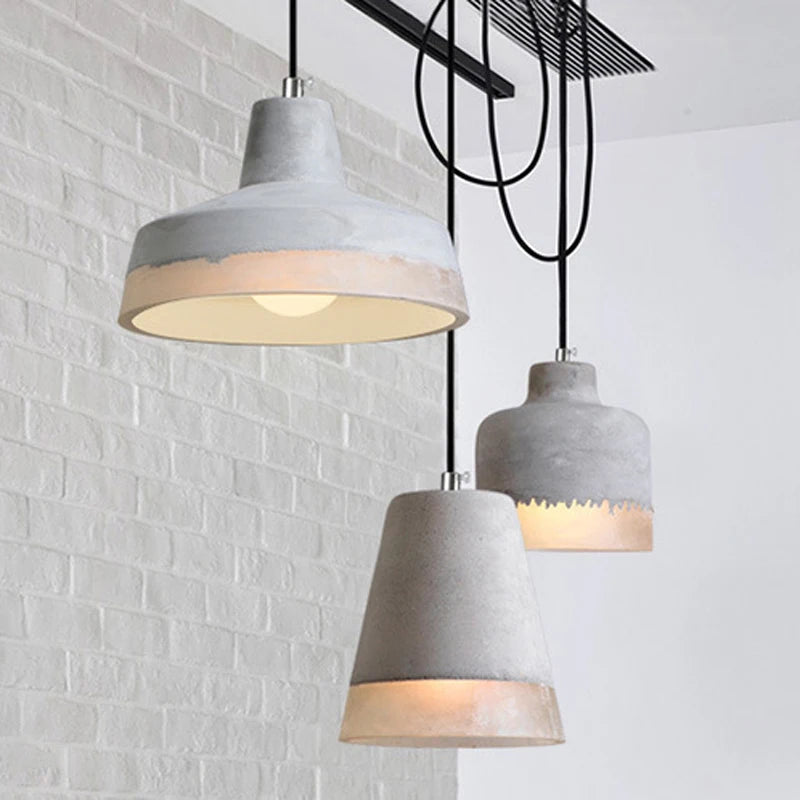 Modern Minimalist Industrial Style LED Single Pendant Light