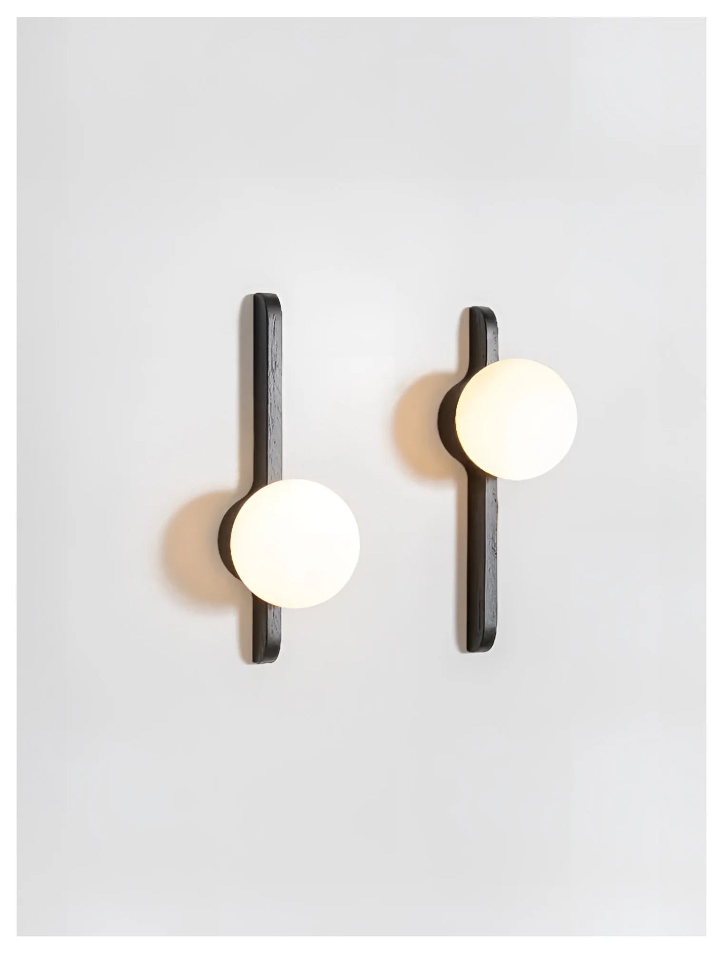 Globe Glass Moonlight Wall Sconce Light