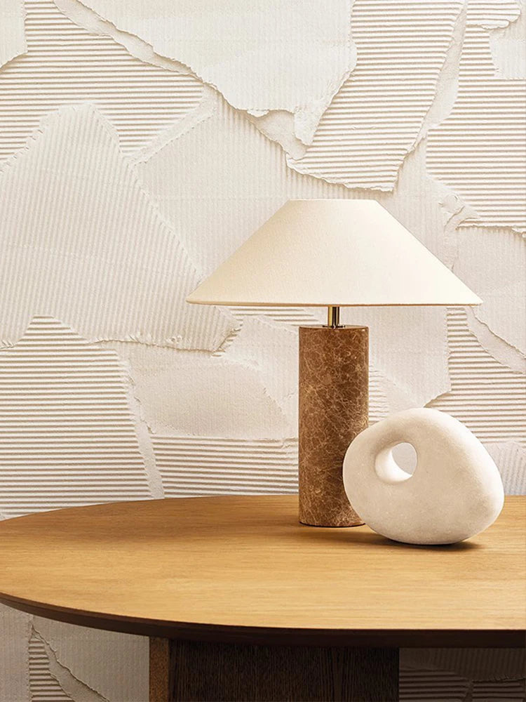 Japanese Wabi-Sabi Style Marble Desk Lamp