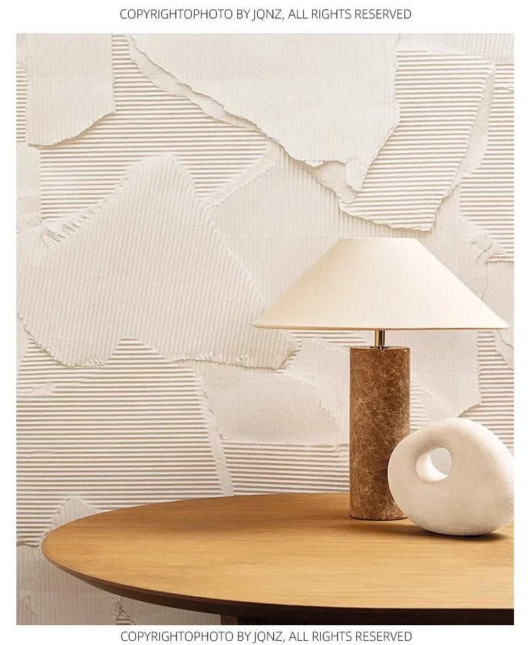 Japanese Wabi-Sabi Style Marble Desk Lamp
