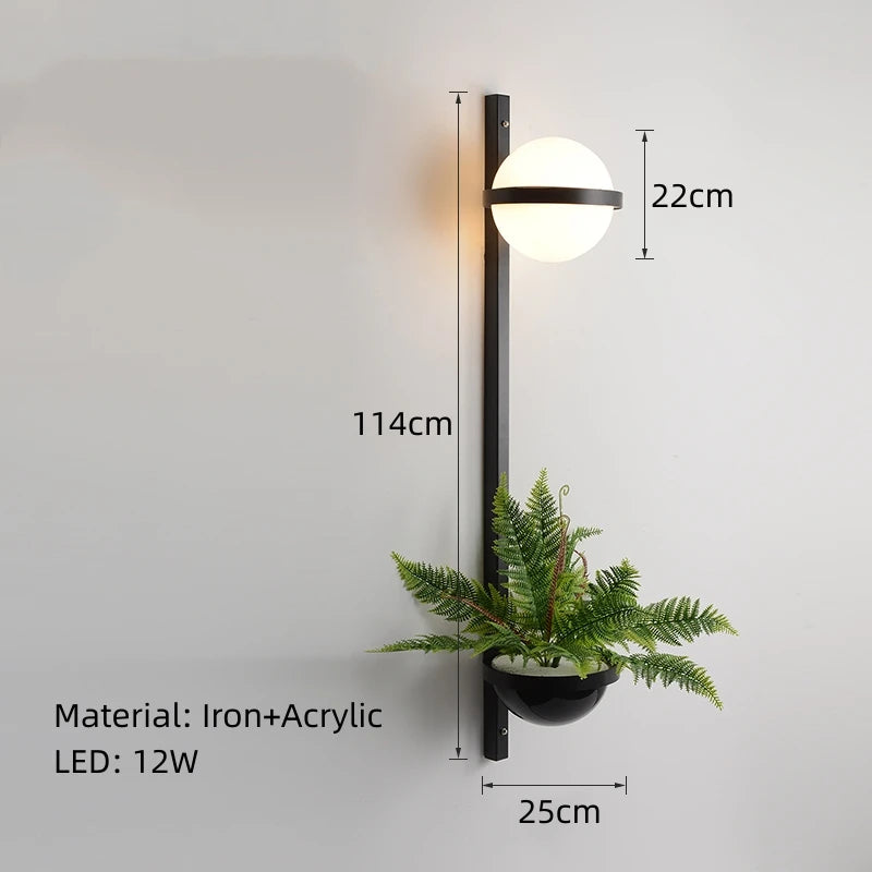 Modern Art Deco Dimmable Wall Lights