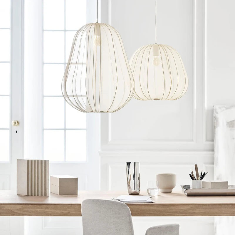 Nordic Creative Chandelier Lantern Balloon Fabric Lamp