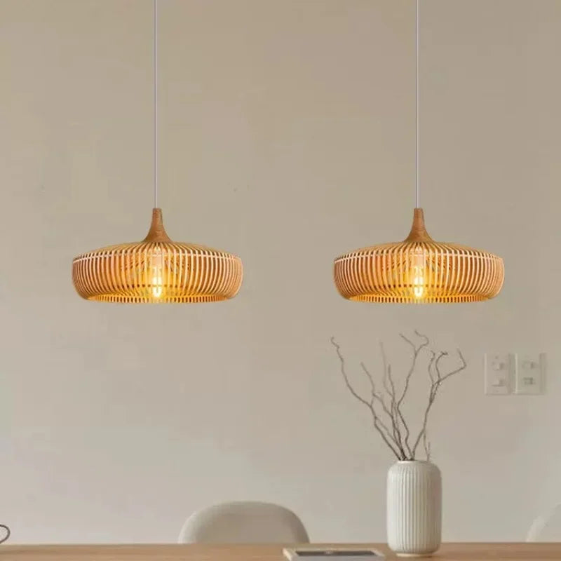 Modern Wood LED Pendant Lights