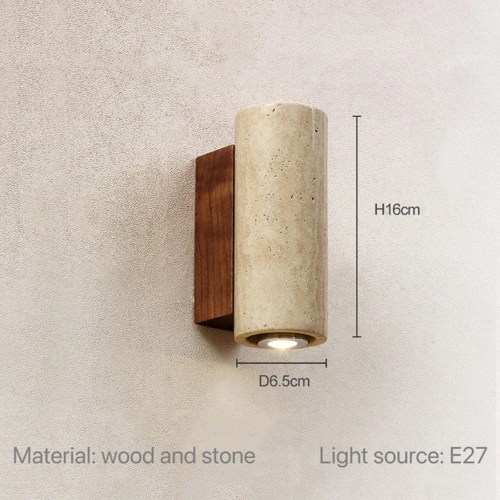 Modern Background Indoor/Outdoor Stone Sconce Lighting