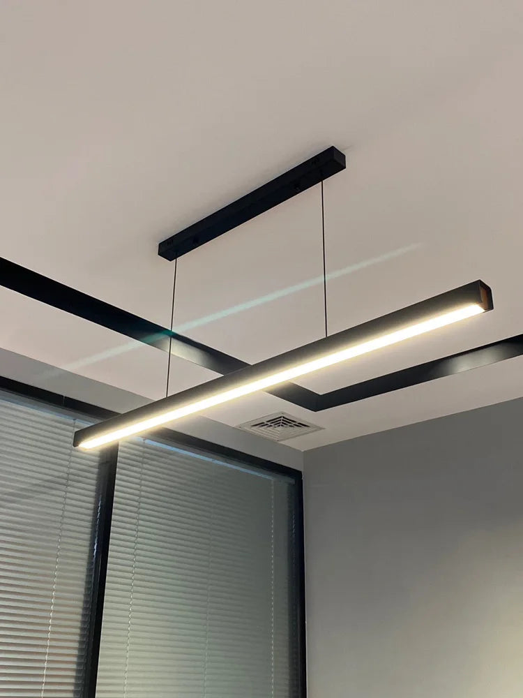 Nordic Chandelier Horizontal LED Strip Lamp