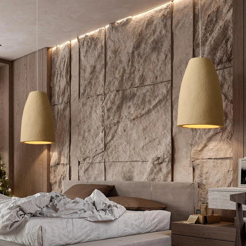 Wabi Sabi Art Polystyrene LED Pendant Lights