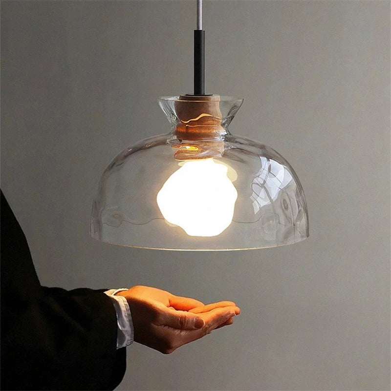 Water Grain Glass Pendant Lights