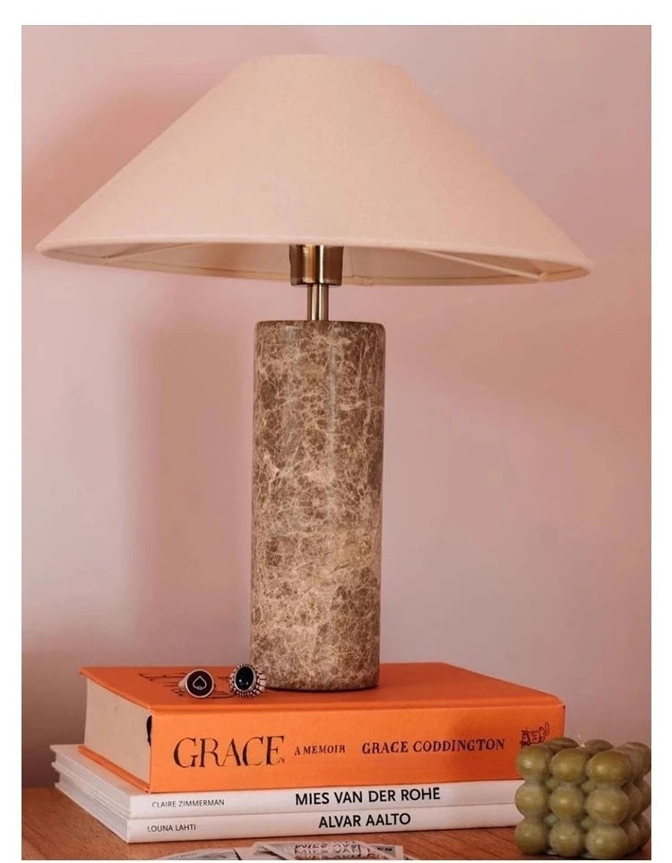 Japanese Wabi-Sabi Style Marble Desk Lamp
