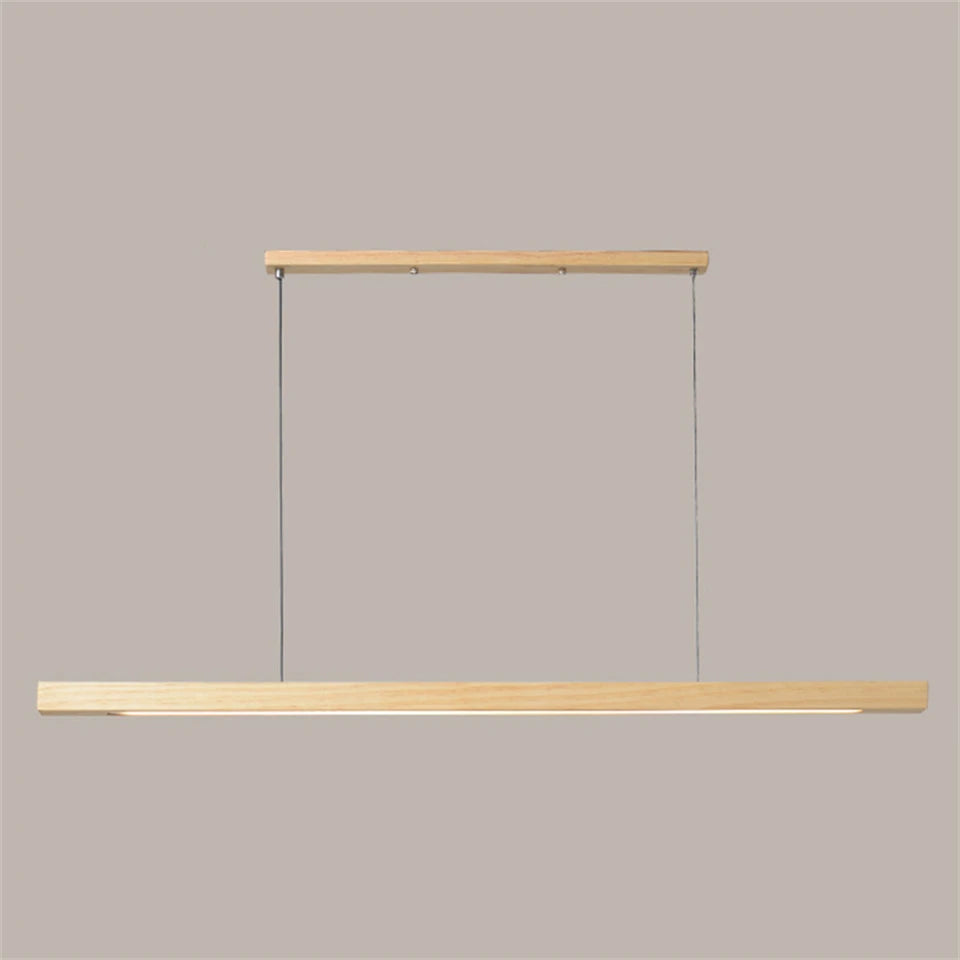 Wooden Tubular Pendant Lights