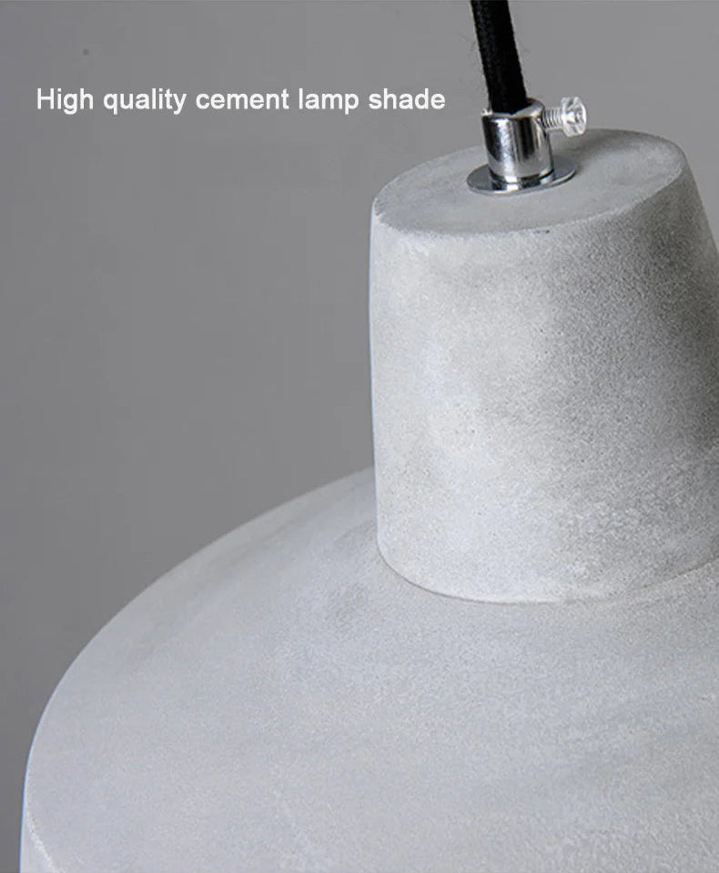 Modern Minimalist Industrial Style LED Single Pendant Light