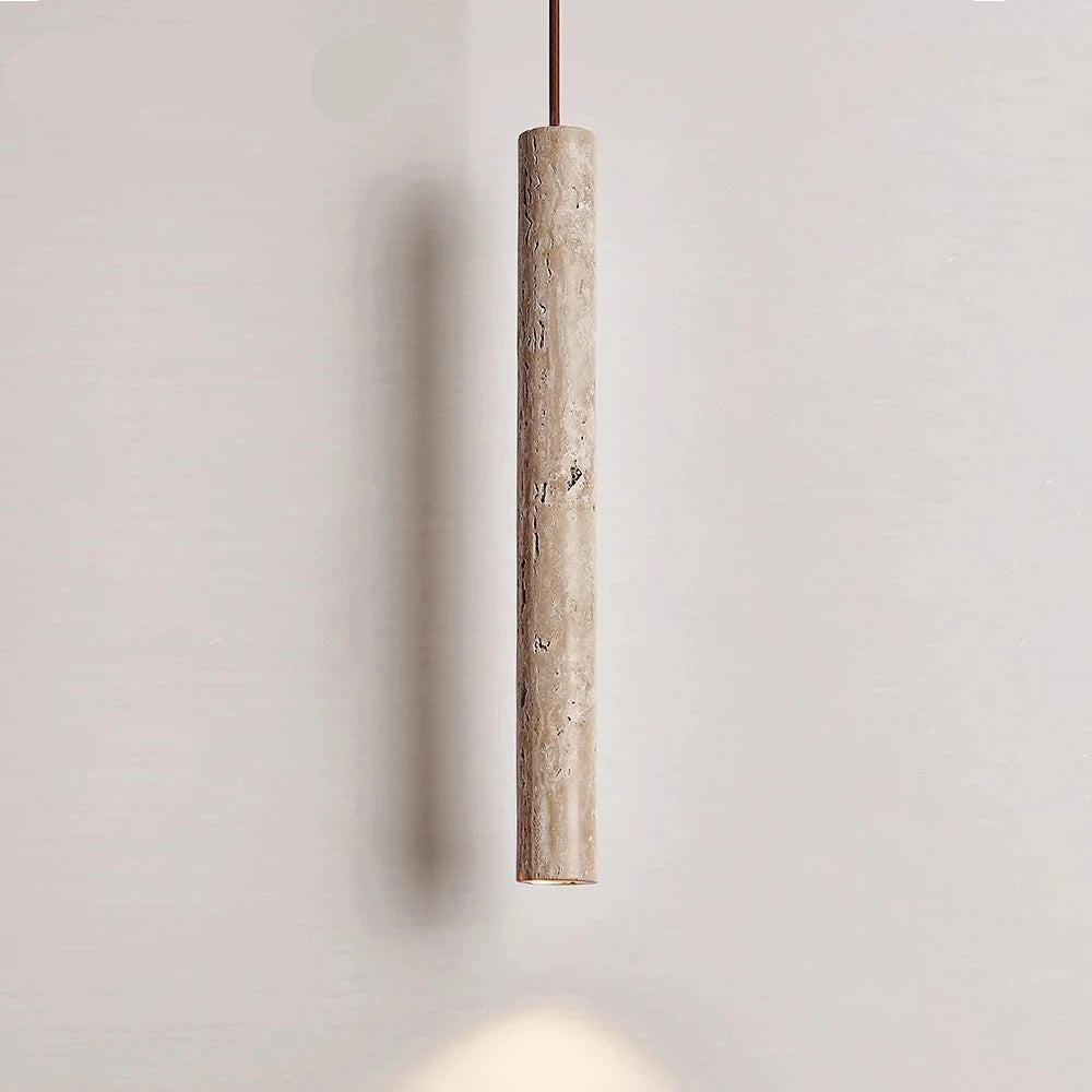 Nordic Yellow Cave Stone Hanging Light
