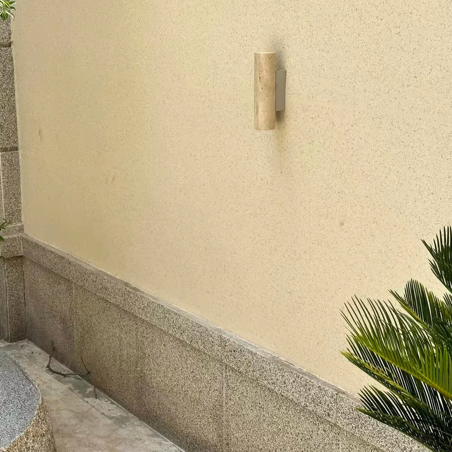 Modern Background Indoor/Outdoor Stone Sconce Lighting