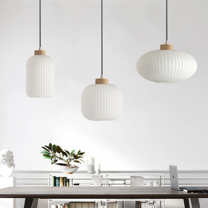 White Glass Lighting Fixture