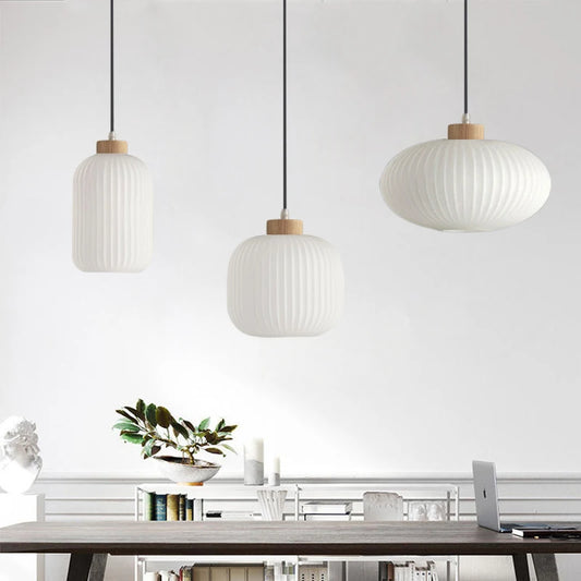 White Glass Lighting Fixture