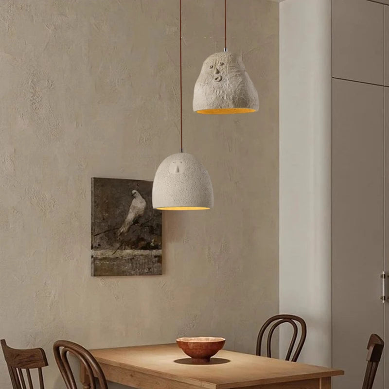 Japanese Style Personalized Creative Art Cement Decor Chandelier