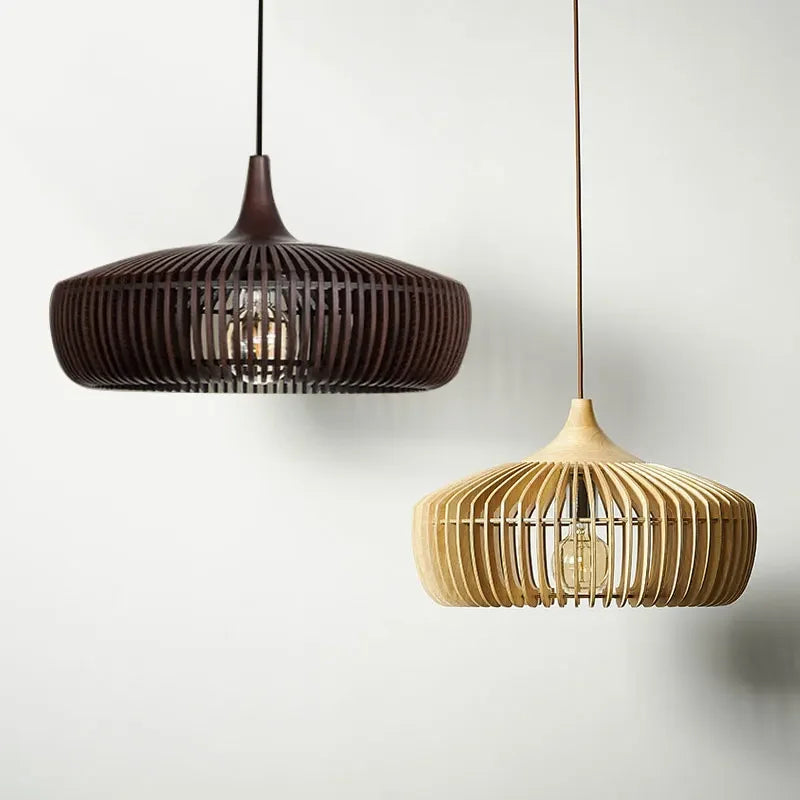 Modern Wood LED Pendant Lights