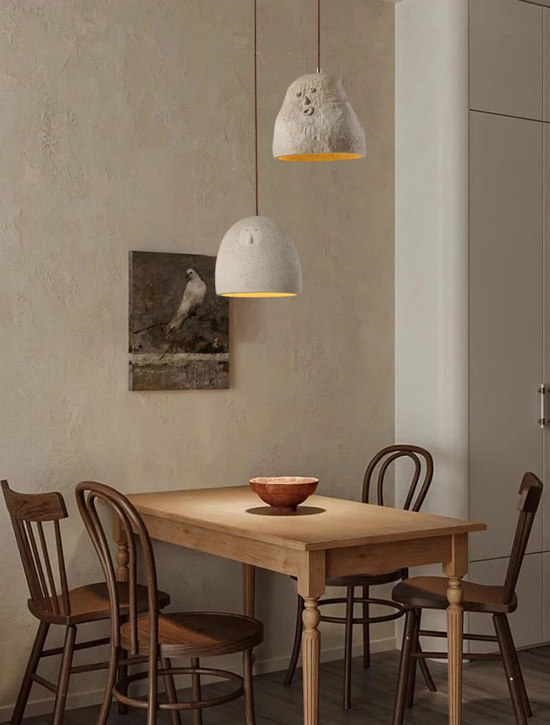 Japanese Style Personalized Creative Art Cement Decor Chandelier