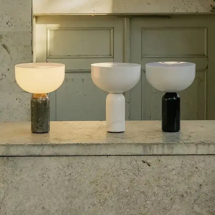 Danish Design Decorative Modern Marble Mushroom Touch Lamp