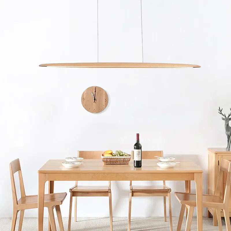 Wooden Linear Pendant Hanging Lamps