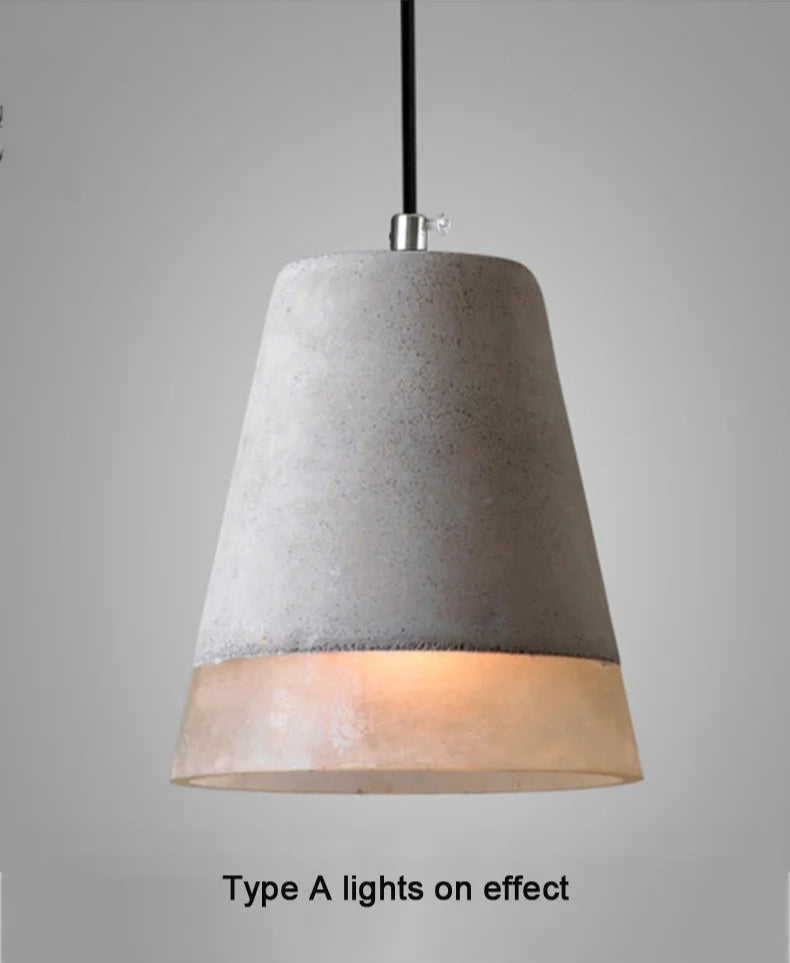 Modern Minimalist Industrial Style LED Single Pendant Light