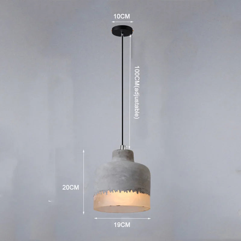 Modern Minimalist Industrial Style LED Single Pendant Light