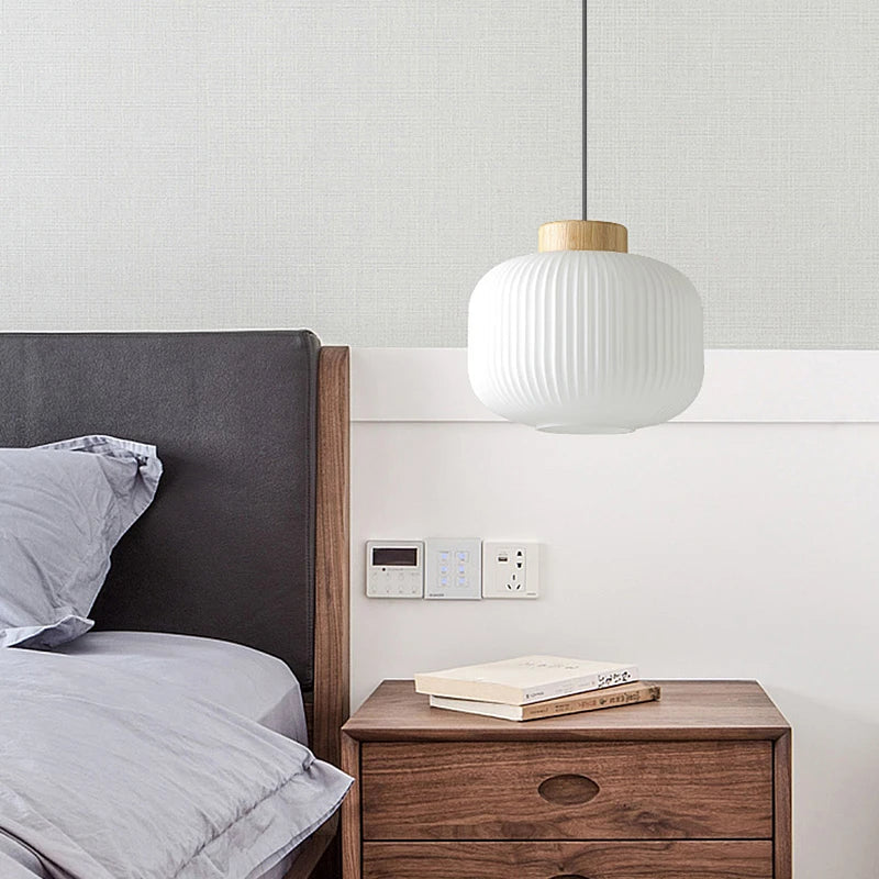 White Glass Lighting Fixture