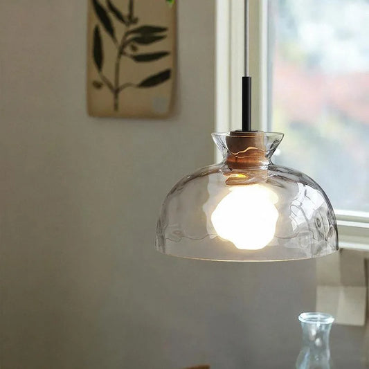Nordic Simple Creative Retro Glass Chandelier Lamp