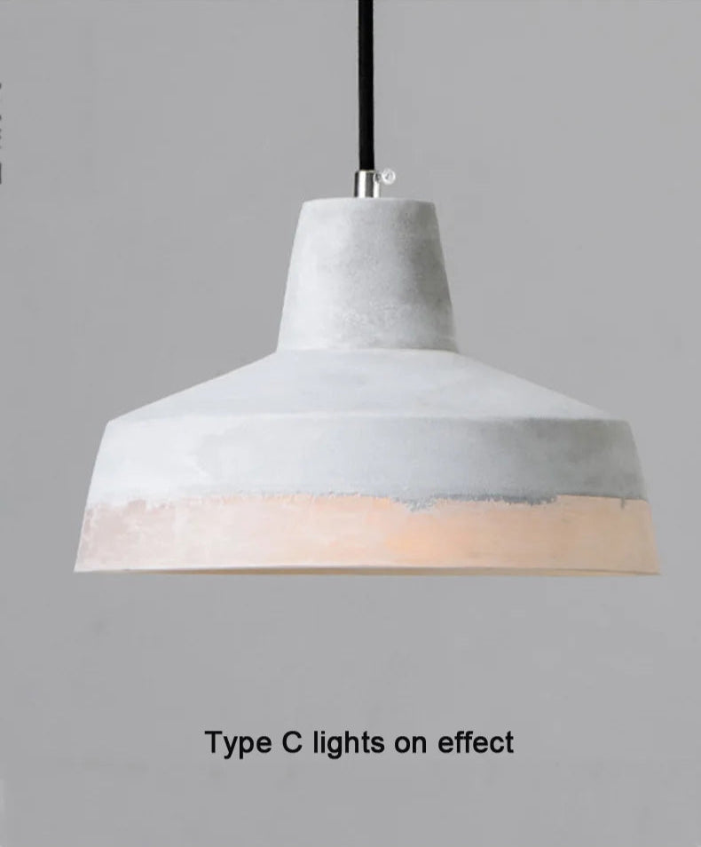 Modern Minimalist Industrial Style LED Single Pendant Light