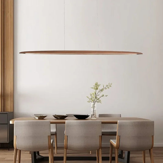 Wooden Linear Pendant Hanging Lamps