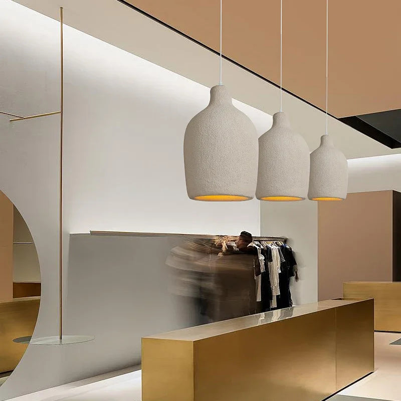 Wabi Sabi Art Polystyrene LED Pendant Lights