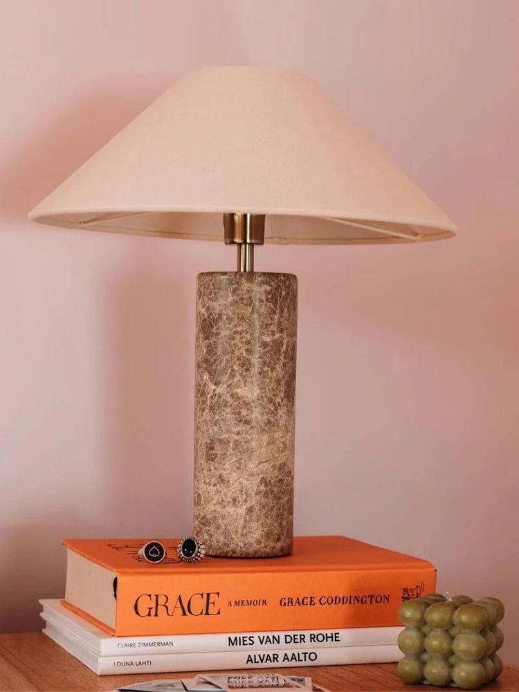 Japanese Wabi-Sabi Style Marble Desk Lamp