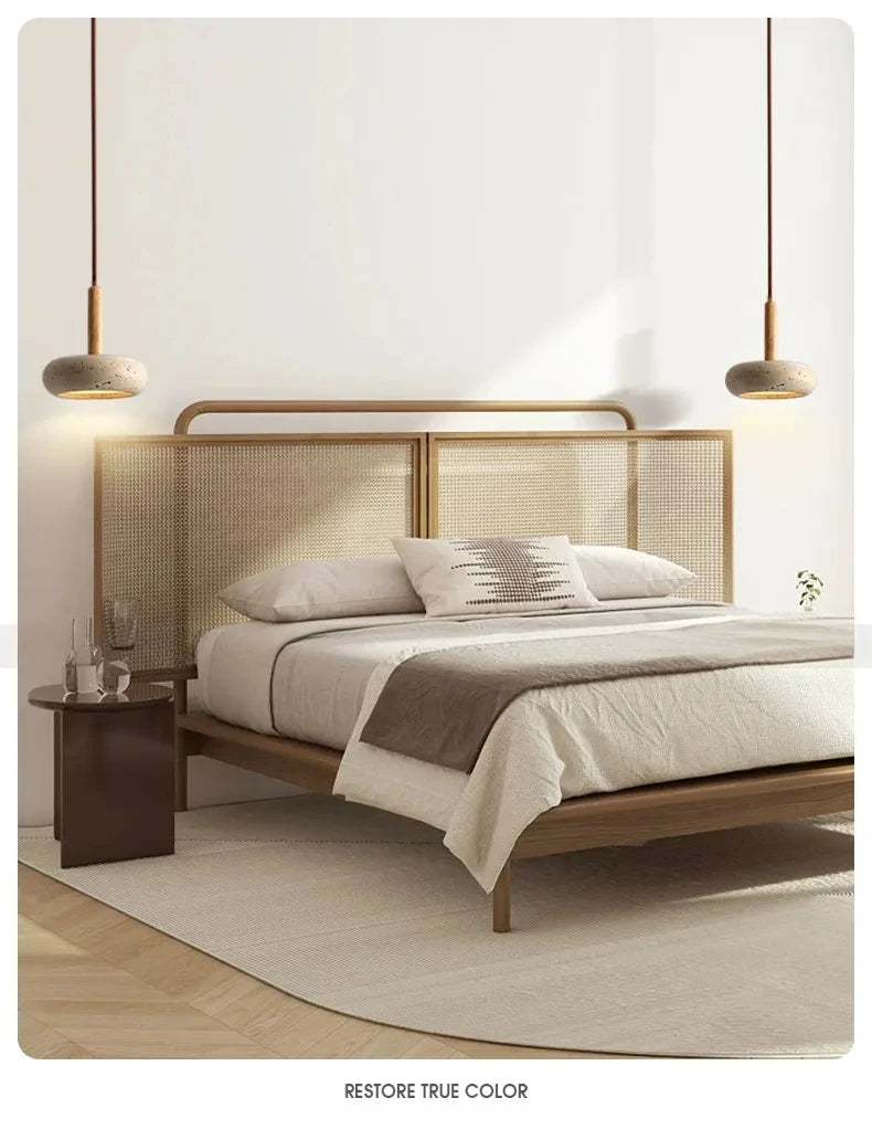 Travertine Decorative Stone Wabi-Sabi Lamp Light for Living Room Bedroom