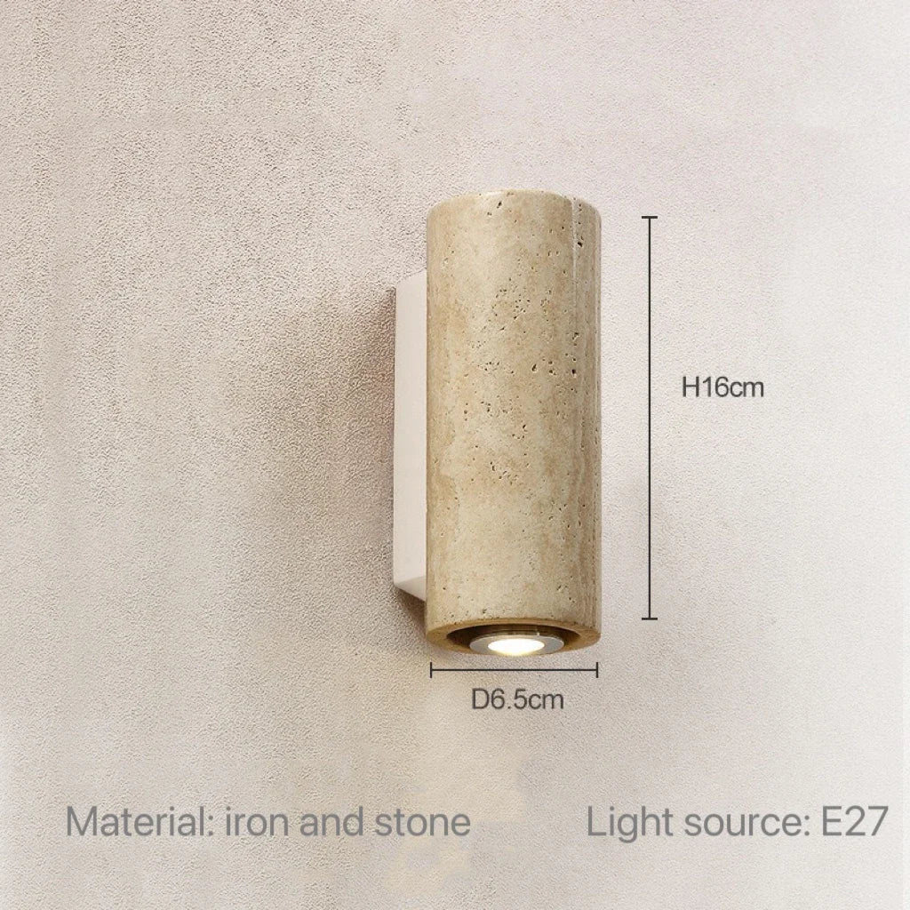 Modern Background Indoor/Outdoor Stone Sconce Lighting