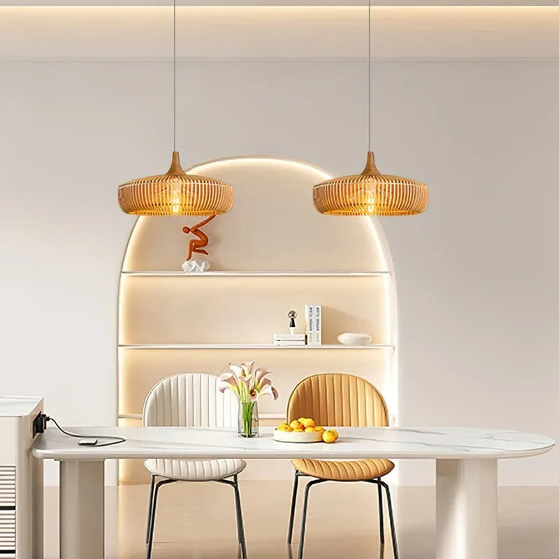 Modern Wood LED Pendant Lights