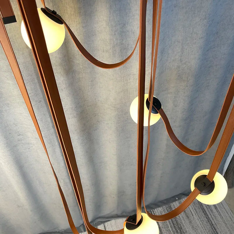 Nordic Minimalist Belt Headboard Pendant Lights