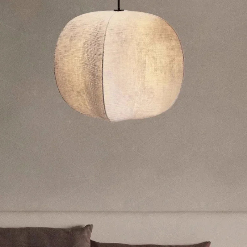 Wabi-Sabi Korean Style Cage LED Lighting Fixtures