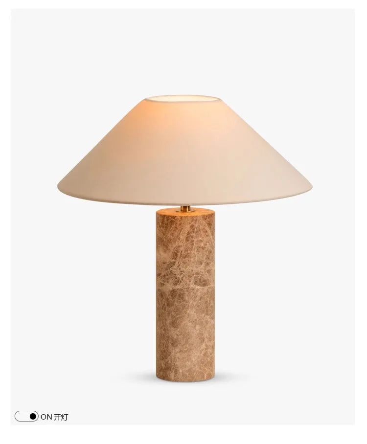 Japanese Wabi-Sabi Style Marble Desk Lamp