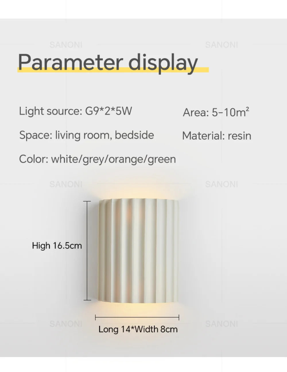 Modern LED Sconce Wall Light Fixture